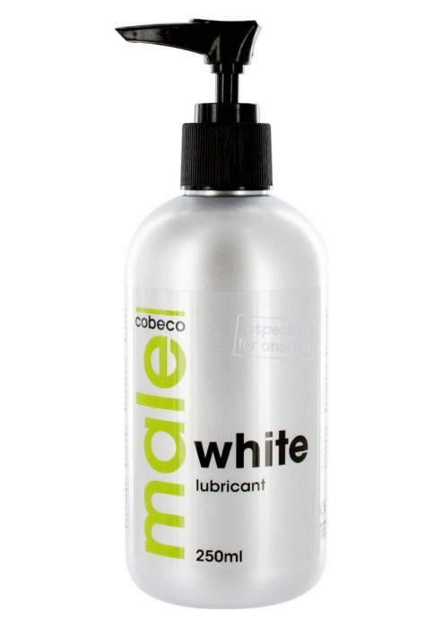 Анальная смазка на водной основе MALE Cobeco White Lubricant - 250 мл. - Cobeco - купить с доставкой в Барнауле