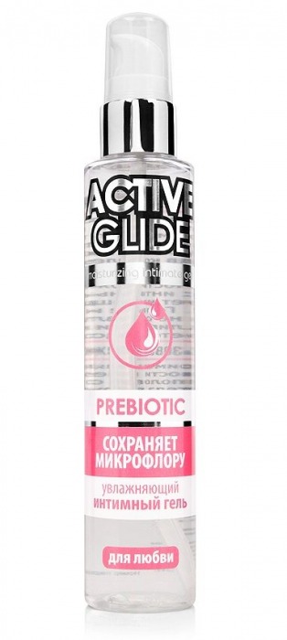 Увлажняющий интимный гель Active Glide Prebiotic - 100 гр. - Биоритм - купить с доставкой в Барнауле