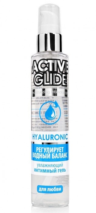 Увлажняющий интимный гель Active Glide Hyaluronic - 100 гр. - Биоритм - купить с доставкой в Барнауле