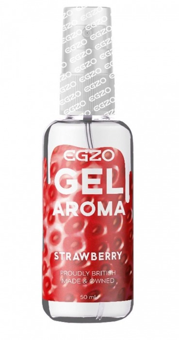 Интимный лубрикант EGZO AROMA с ароматом клубники - 50 мл. - EGZO - купить с доставкой в Барнауле