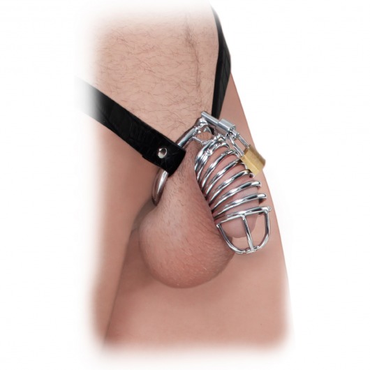 Кольцо верности Extreme Chastity Belt с фиксацией головки - Pipedream - купить с доставкой в Барнауле