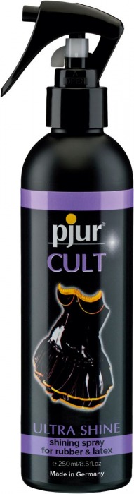 Спрей для ухода за одеждой из латекса pjur CULT Ultra Shine - 250 мл. - Pjur - купить с доставкой в Барнауле