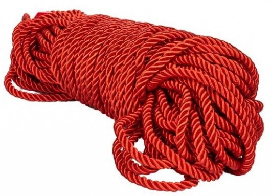 Красная веревка для связывания BDSM Rope - 30 м. - California Exotic Novelties - купить с доставкой в Барнауле