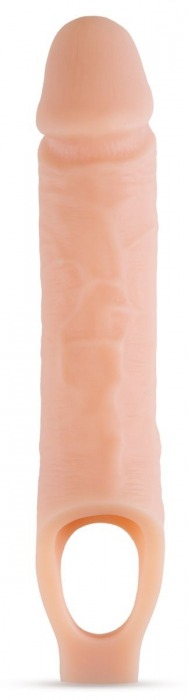 Телесный реалистичный фаллоудлинитель 10 Inch Silicone Cock Sheath Penis Extender - 25,4 см. - Blush Novelties - в Барнауле купить с доставкой