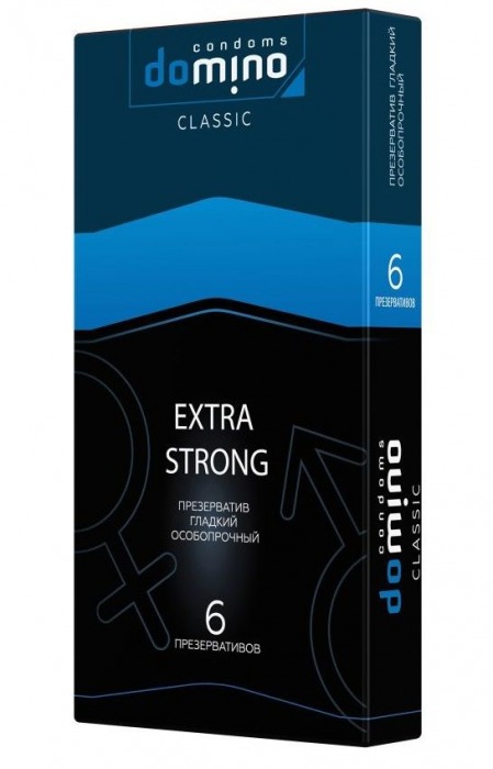 Суперпрочные презервативы DOMINO Extra Strong - 6 шт. - Domino - купить с доставкой в Барнауле