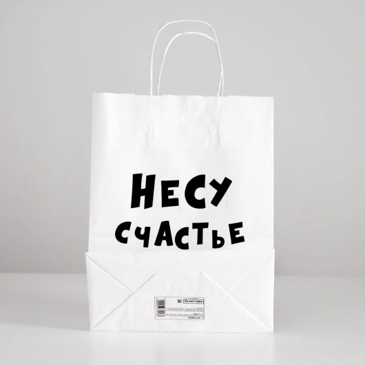 Подарочный пакет  Романтичная парочка  - 30 х 24 см. - UPAK LAND - купить с доставкой в Барнауле