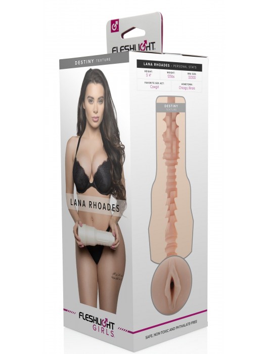 Мастурбатор-вагина Fleshlight Girls - Lana Rhoades Destiny - Fleshlight - в Барнауле купить с доставкой