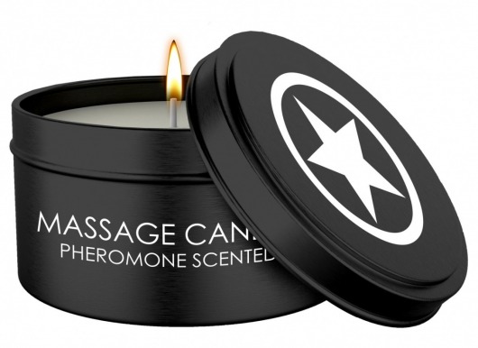 Массажная свеча с феромонами Massage Candle Pheromone Scented - Shots Media BV - купить с доставкой в Барнауле