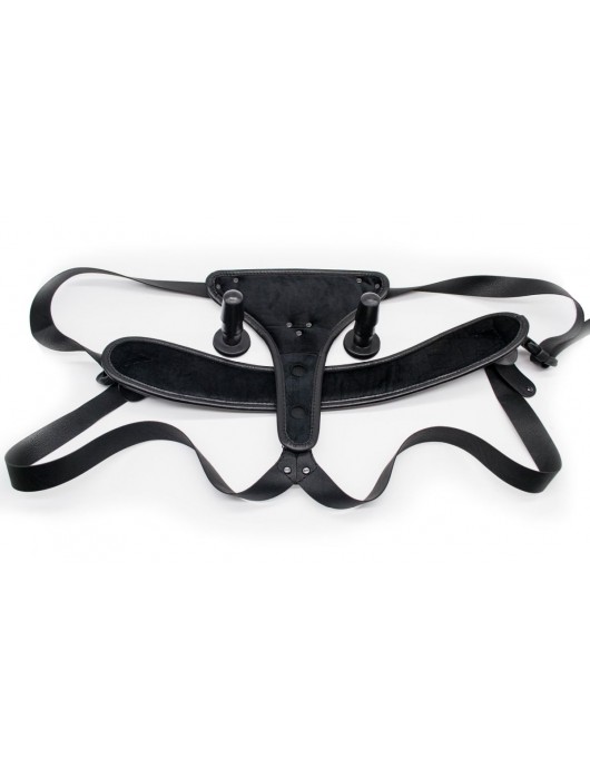 Реалистичный страпон Woman Midi с вагинальной пробкой - 19 см. - LOVETOY (А-Полимер) - купить с доставкой в Барнауле