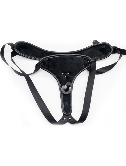 Реалистичный страпон Woman Midi с вагинальной пробкой - 19 см. - LOVETOY (А-Полимер) - купить с доставкой в Барнауле