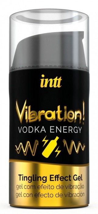 Жидкий интимный гель с эффектом вибрации Vibration! Vodka Energy - 15 мл. - INTT - купить с доставкой в Барнауле