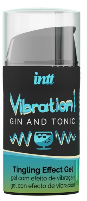 Жидкий интимный гель с эффектом вибрации Vibration! Gin   Tonic - 15 мл. - INTT - купить с доставкой в Барнауле