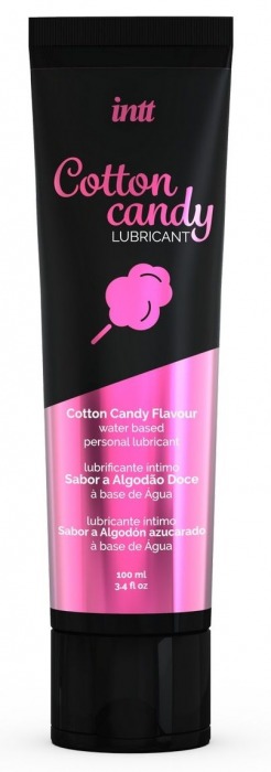 Интимный гель на водной основе Cotton Candy Lubricant - 100 мл. - INTT - купить с доставкой в Барнауле