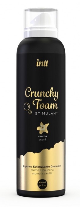 Пенка для массажа Crunchy Foam Stimulant Vanilla - 100 мл. - INTT - купить с доставкой в Барнауле