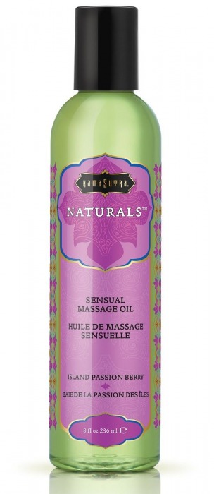 Массажное масло Naturals Island Passion Berry с ароматом тропических фруктов - 236 мл. - Kama Sutra - купить с доставкой в Барнауле