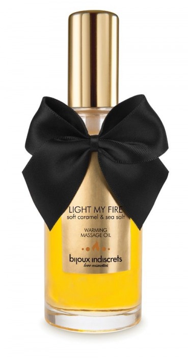 Массажное масло Light My Fire с ароматом карамели - 100 мл. - Bijoux Indiscrets - купить с доставкой в Барнауле