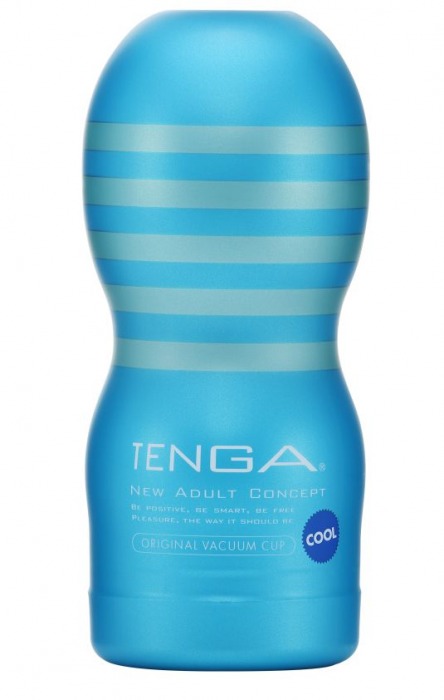 Мастурбатор с охлаждающей смазкой TENGA Original Vacuum Cup Cool - Tenga - в Барнауле купить с доставкой