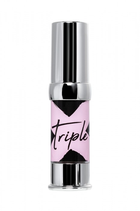 Возбуждающий гель с эффектом вибрации и охлаждения Triple X 3 in 1 Unisex Pleasure Enhancer Gel - 15 мл. - Secret Play - купить с доставкой в Барнауле