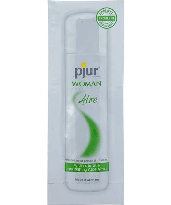 Лубрикант на водной основе pjur WOMAN Aloe - 2 мл. - Pjur - купить с доставкой в Барнауле