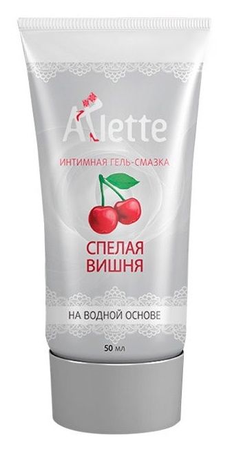 Интимная гель-смазка на водной основе Arlette  Спелая вишня  - 50 мл. - Arlette - купить с доставкой в Барнауле