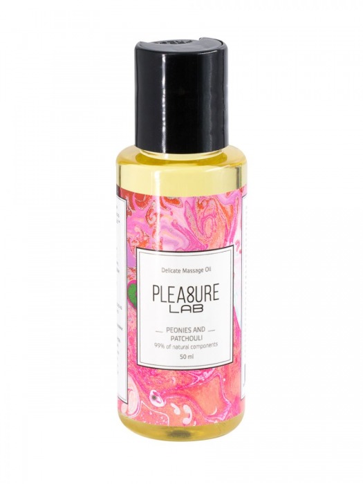 Массажное масло Pleasure Lab Delicate с ароматом пиона и пачули - 50 мл. - Pleasure Lab - купить с доставкой в Барнауле