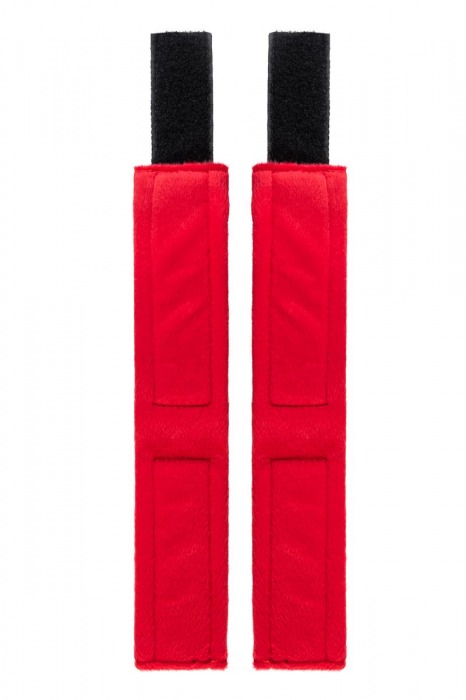 Красно-черные велюровые оковы Anonymo - ToyFa - купить с доставкой в Барнауле
