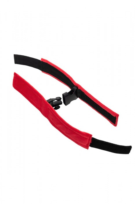 Красно-черные велюровые оковы Anonymo - ToyFa - купить с доставкой в Барнауле