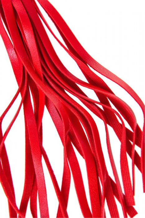 Красно-черный флоггер Anonymo - 28 см. - ToyFa - купить с доставкой в Барнауле