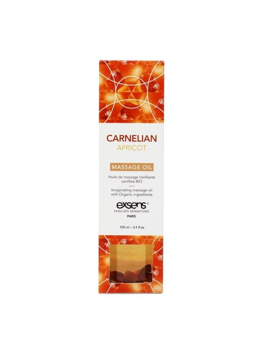 Органическое массажное масло CARNELIAN APRICOT - 100 мл. - Exsens - купить с доставкой в Барнауле