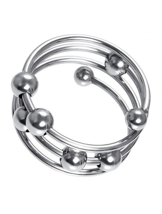 Большое металлическое кольцо под головку пениса - ToyFa - купить с доставкой в Барнауле