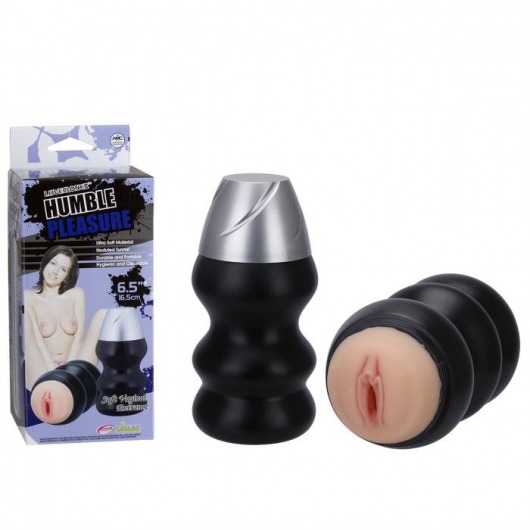 Мастурбатор-вагина в пластиковой колбе HUMBLE - NMC - в Барнауле купить с доставкой