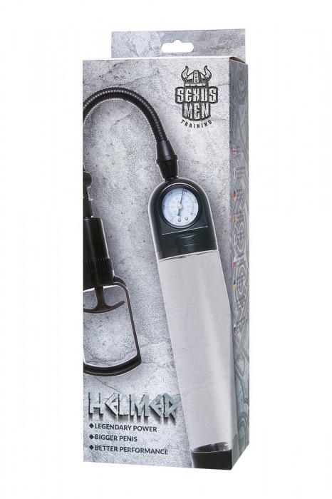 Прозрачная механическая помпа Helmer с манометром - Sexus - в Барнауле купить с доставкой