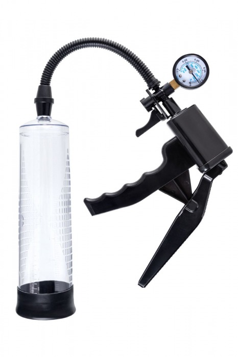 Прозрачная механическая помпа для пениса Viggo - Sexus - в Барнауле купить с доставкой