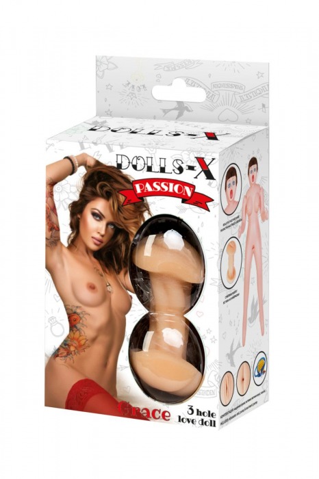 Надувная секс-кукла с тремя любовными отверстиями - ToyFa - в Барнауле купить с доставкой