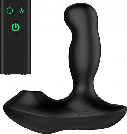 Черный вибратор-ротатор для стимуляции простаты Nexus Revo Air - Nexus Range - в Барнауле купить с доставкой