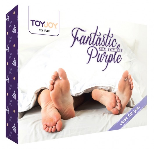 Эротический набор FANTASTIC PURPLE SEX TOY KIT - Toy Joy - купить с доставкой в Барнауле