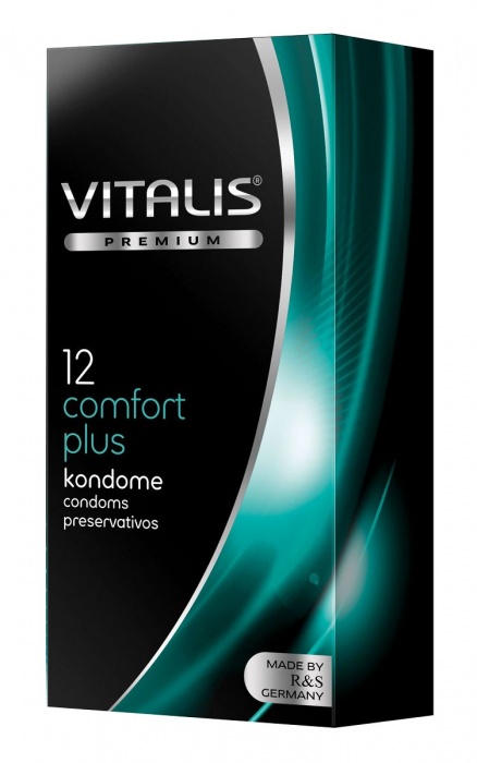 Контурные презервативы VITALIS PREMIUM comfort plus - 12 шт. - Vitalis - купить с доставкой в Барнауле