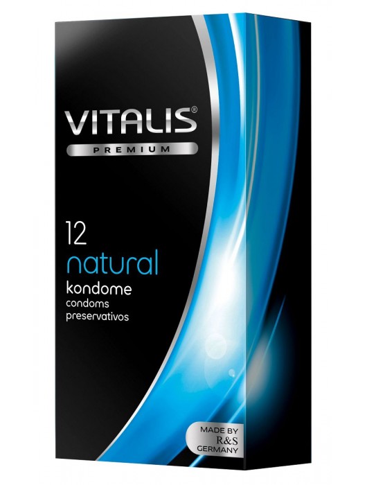 Классические презервативы VITALIS PREMIUM natural - 12 шт. - Vitalis - купить с доставкой в Барнауле