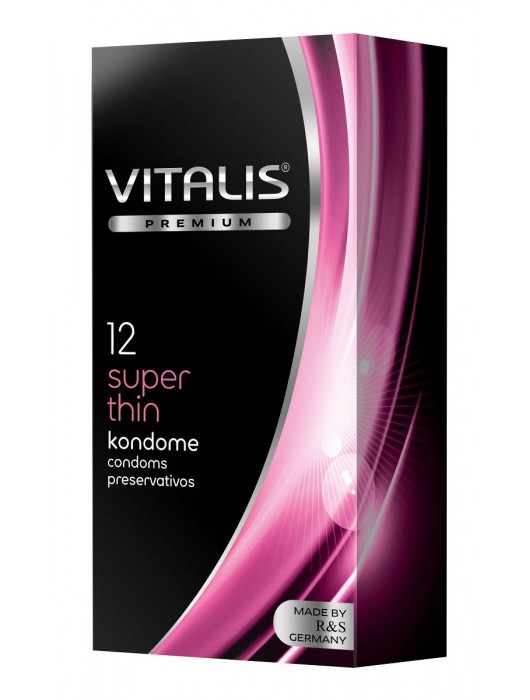 Ультратонкие презервативы VITALIS PREMIUM super thin - 12 шт. - Vitalis - купить с доставкой в Барнауле