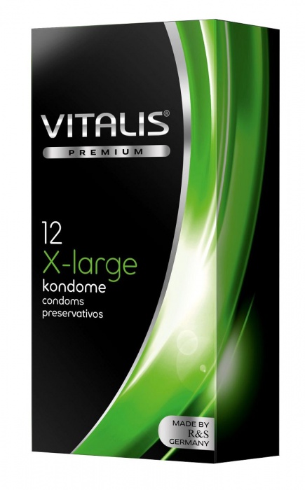 Презервативы увеличенного размера VITALIS PREMIUM x-large - 12 шт. - Vitalis - купить с доставкой в Барнауле