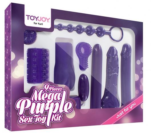 Эротический набор Toy Joy Mega Purple - Toy Joy - купить с доставкой в Барнауле