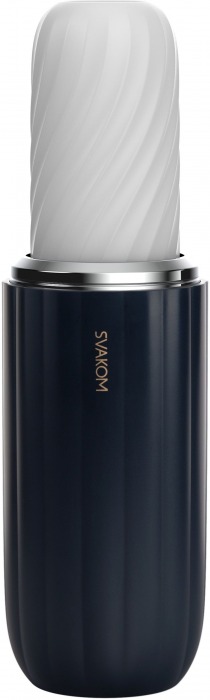 Черно-белый интерактивный мастурбатор Alex Neo 2 - Svakom - в Барнауле купить с доставкой