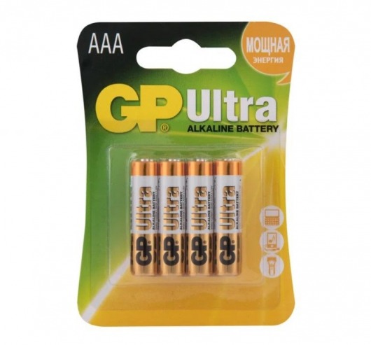 Батарейки алкалиновые GP Ultra Alkaline 24А AАA/LR03 - 4 шт. - Элементы питания - купить с доставкой в Барнауле