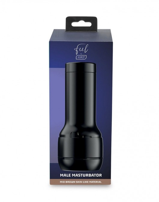Коричневый мастурбатор-вагина Feel Stroker - Kiiroo - в Барнауле купить с доставкой
