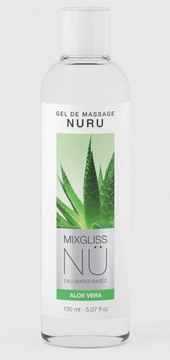 Массажный гель на водной основе Mixgliss NU Aloe Vera - 150 мл. - Strap-on-me - купить с доставкой в Барнауле