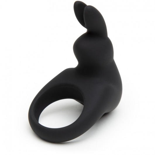 Черное эрекционное виброкольцо Happy Rabbit Rechargeable Rabbit Cock Ring - Happy Rabbit - в Барнауле купить с доставкой