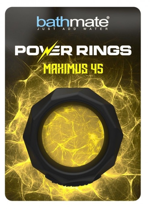 Черное эрекционное кольцо Maximus 45 - Bathmate - в Барнауле купить с доставкой