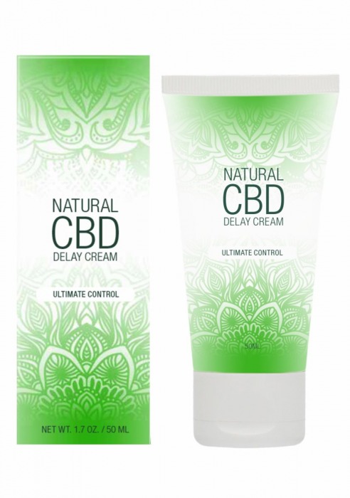 Крем-пролонгатор Natural CBD Delay Cream - 50 мл. - Shots Media BV - купить с доставкой в Барнауле