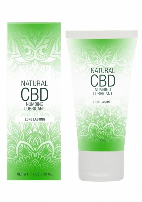 Лубрикант с пролонгирующим эффектом Natural CBD Numbing Lubricant - 50 мл. - Shots Media BV - купить с доставкой в Барнауле