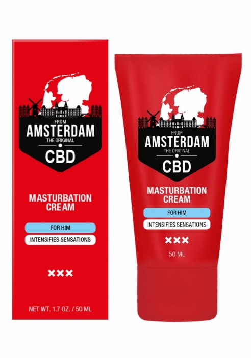 Крем для мастурбации для мужчин CBD from Amsterdam Masturbation Cream For Him - 50 мл. - Shots Media BV - купить с доставкой в Барнауле